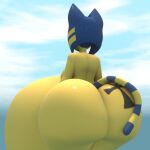 animal_crossing ankha_(animal_crossing) female_only furry furry_female furry_only nintendo yellow_fur zoeynsfw