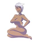  alakshmi_verma dark-skinned_female dark_skin duel_masters ebony henry_the_duck kaijudo kaijudo_rise_of_the_duel_masters nude white_hair 