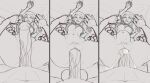 abdominal_bulge ben_10 ben_tennyson big_breasts big_dom_small_sub cousins cum dat_ass female femsub fourarms gwen_tennyson huge_balls huge_penis incest it'll_never_fit larger_male male maledom micro_short monochrome size_difference sketch smaller_female tagme throughmyshadow wide_hips