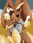  1girl anthro bogart12346 furry lopunny nintendo pokemon video_games 