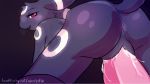  16:9 1_girl 2015 animated_gif anthro anus ass black_fur cum cum_in_pussy cum_inside eeveelution eifie_(artist) flash fur furry nintendo no_sound nude on_top orgasm penis pink_eyes pokemon pussy reverse_cowgirl_position sex umbreon vaginal video_games 