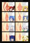  8girls bangs bare_shoulders black_eyes blonde_hair blue_eyes blue_hair blush brown_eyes cheeks chin clitoris closed_eyes erza_scarlet eyebrows eyelashes fairy_tail female female_only forehead hair hair_band hair_ties hairband juvia_lockser juvia_loxar levy_mcgarden lisanna lisanna_strauss long_hair lucy_heartfilia mavis_vermilion mirajane mirajane_strauss multiple_females multiple_girls neck necklace nurse_cap open_mouth pubic_hair pussy pussy_juice red_hair redhead short_hair shoulders silver_hair spread_pussy tears throat twin_tails vulva wavy_hair wendy_marvell white_hair 