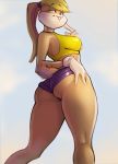 ass big_ass big_breasts breasts fuckable furry insanely_hot lola_bunny looking_at_viewer looney_tunes rhodesio space_jam tail