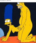  doggy_position gif homer_simpson homerjysimpson marge_simpson the_simpsons yellow_skin 