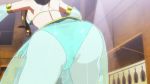 animated anime ass breasts brown_hair cosplay ecchi gif hair outfit pussy shaking