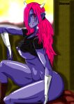 1girl 5tarex purple_skin solo tervene_(5tarex)