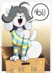 1girl 2016 anthro canine cute don_ko furry mammal smile temmie temmie_(undertale) undertale undertale_(series) video_games