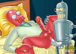 bedroom bender_bending_rodriguez futurama just_cartoon_dicks penis tagme yaoi zoidberg