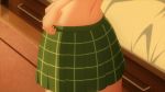 animated_gif ass gif open_skirt panties purple_hair sairenji_haruna skirt skirt_pull to_love-ru to_love-ru_darkness undressing white_panties