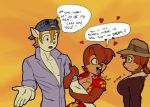 big_breasts chip_'n_dale_rescue_rangers chip_(disney) cleavage dale_(disney) furaffinity furry gadget_hackwrench genderswap rabies_t_lagomorph rescue_rangers