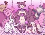 1girl 2020 anthro anus areola beastars big_breasts blue_eyes blush breasts brown_body brown_eyes brown_fur canid canine canis cigarette condom daimo fur furry genitals group haru_(beastars) high_res juno_(beastars) kyuu_(beastars) lagomorph leporid looking_at_viewer mammal multicolored_body multicolored_fur nipples one_eye_closed open_mouth pussy rabbit sexual_barrier_device teeth white_body white_fur wink wolf