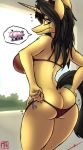  1girl 1girl 2016 amber_steel anthro ass big_ass black_hair bra clothing cutie_mark equine fan_character furry hair high_res horn mammal metalfoxxx my_little_pony panties pig porcine underwear unicorn yellow_eyes 