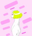 alien betelgusian_(species) blonde_hair bob_cut furry katie_(space_dandy) keiti_(space_dandy) meow nude space_dandy tail