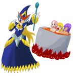  alia_(rockman) berkana big_breasts cooking cooking_pot eaten_alive layer_(rockman_x) mega_man nude_female roll_(rockman) roll_caskett 