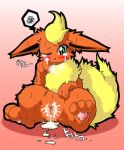 after_sex booster_(pokemon) creatures_(company) crying eeveelution fire_type_pokemon flareon furry game_freak gen_1_pokemon nintendo orange_fur pokemon pokemon_(anime) pokemon_(creature) pokemon_(game) pokemon_(species) tail