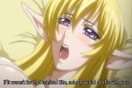 1boy 1girl animated anime big_breasts blonde_hair blush breasts elf elf_hime_nina gif hentai long_hair moaning nina_asuraato_uinviria nipples nude pointy_ears purple_eyes