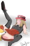 bandijones clothed feet fennekin legs one_shoe pokemon pokephilia pussylicking serena skirt spread_legs stocking