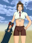 1girl ajd262 art babe blue_eyes brown_hair female_only long_hair milly_thompson trigun