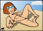 1girl danny_phantom female_only luberne madeline_fenton sling_bikini solo tropicoboy