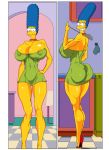 big_ass big_breasts big_legs breasts dat_as huge_breasts jaegerbite marge_simpson milf the_simpsons yellow_skin