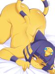  1girl animal_crossing ankha_(animal_crossing) ass fanart 