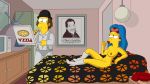 homer_simpson marge_simpson the_simpsons wvs yellow_skin