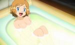 alluring bathroom bathtub breasts censored legs_closed looking_at_viewer nude pokemon pokemon_xy serena serena_(pokemon) tub twitter