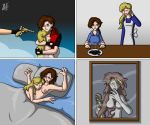  alexia_ashford araghenxd big_breasts breasts claire_redfield code_veronica resident_evil yuri 