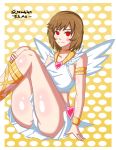  1girl ass big_ass chara chara_(undertale) cosplay female_only heart_locket human panty_&amp;_stocking_with_garterbelt panty_(psg)_(cosplay) panty_anarchy_(cosplay) scrambles-sama undertale undertale_(series) 