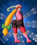 ass big_ass big_breasts breasts chaossabre mega_man mega_man_battle_network mega_man_nt_warrior megaman rockman rockman_exe roll.exe roll_exe