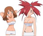 alluring asuna_(pokemon) bikini bra breasts flannery flannery_(pokemon) haruka_(pokemon) may may_(pokemon) pokemon