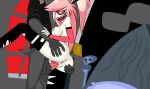 anthro_penetrating arackniss_(hazbin_hotel) cartoon_gonzo cg_editors cherri_bomb_(hazbin_hotel) demon_girl hazbin_hotel r1one