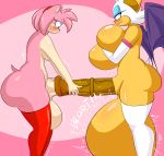 2girls amy_rose anthro ass bat big_breasts big_testicles breasts cock_fucking cum_inflation denizen1414 duo female female_only furry futa_on_futa futanari hedgehog highres huge_ass huge_breasts huge_testicles hyper hyper_testicles large_ass mammal penetration rouge_the_bat sega sonic_(series) testicles urethral urethral_insertion urethral_penetration