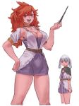 black_clover cosplay mature_female mereoleona_vermillion milf noelle_silva red_hair