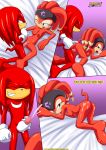  1girl bbmbbf comic furry knuckles_the_echidna m.e.s.s._3 mobius_unleashed palcomix sega shade_the_echidna sonic_(series) sonic_the_hedgehog_(series) tagme 