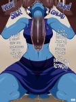 1girl anonymous blue_skin breasts dark-skinned_male dark_skin deepthroat duo english_text fellatio forced_oral gem_(species) interracial interspecies jlullaby lapis_lazuli lapis_lazuli_(steven_universe) oral steven_universe testicles text toes tongue x-ray