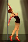 breasts dress king_of_the_hill nipples peggy_hill pole_dance pole_dancing shoes stripper_pole