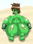 ass big_ass big_breasts breasts cactuar erect_nipples final_fantasy final_fantasy_x final_fantasy_x-2 looking_at_viewer looking_back neikou nipples pussy