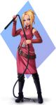  1girl big_breasts breasts female_only final_fantasy final_fantasy_viii full_body quistis_trepe razorkun weapon whip 