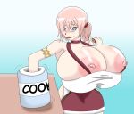  big_breasts breasts cookie_jar cookies final_fantasy final_fantasy_xiii food neikou nipples serah_farron 