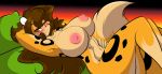 1girl 1girl 2016 anthro areola armpits big_breasts breasts erect_nipples feline furry huge_breasts mammal mastergodai nipples nude