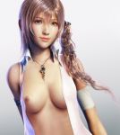 1girl breasts final_fantasy nipples rastifan serah_farron small_breasts tagme