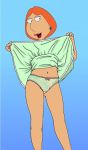  family_guy lois_griffin navel non-nude panties rusty_gimble_(artist) 