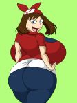  ass big_ass big_breasts breasts haruka_(pokemon) may may_(pokemon) pokemon tomkat96 