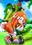  bbmbbf mobius_unleashed palcomix sega sonic_(series) sonic_the_hedgehog_(series) tagme tikal_the_echidna vector_the_crocodile 