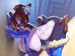 1boy 1girl anthro areola bear big_breasts breasts duo erect_nipples erection furry huge_breasts male male/female mammal mei-ling_zhou mei_(overwatch) nipple_bulge nipples overwatch panda penetration penis sex thefuckingdevil video_games