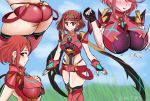 1girl alluring ass beautiful big_breasts breasts heroine large_breasts nintendo pyra_(xenoblade) red_hair short_hair xenoblade_(series) xenoblade_chronicles_(series) xenoblade_chronicles_2