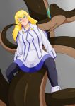 absurdres adult big_breasts blonde_hair blush breasts colette_brunel femsub hair happy_trance kaa long_hair oo_sebastian_oo snake tales_of_(series) tales_of_symphonia