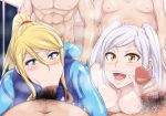 :>= blush breasts fellatio fire_emblem handjob metroid oral orgy robin_(fire_emblem) robin_(fire_emblem)_(female) samus_aran super_smash_bros. umayahara0130