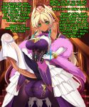 clothed elf elzi english_text futanari hair huge_penis intersex penis penis_expansion testicles text